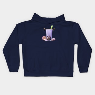 Taro Boba Kids Hoodie